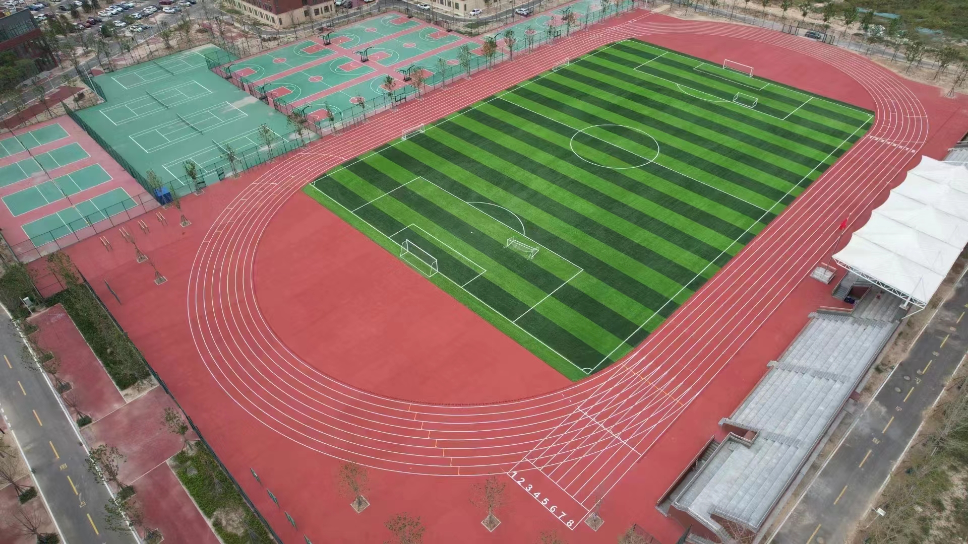 扬州市足球场人造草坪硅pu球场材料 - 价格
